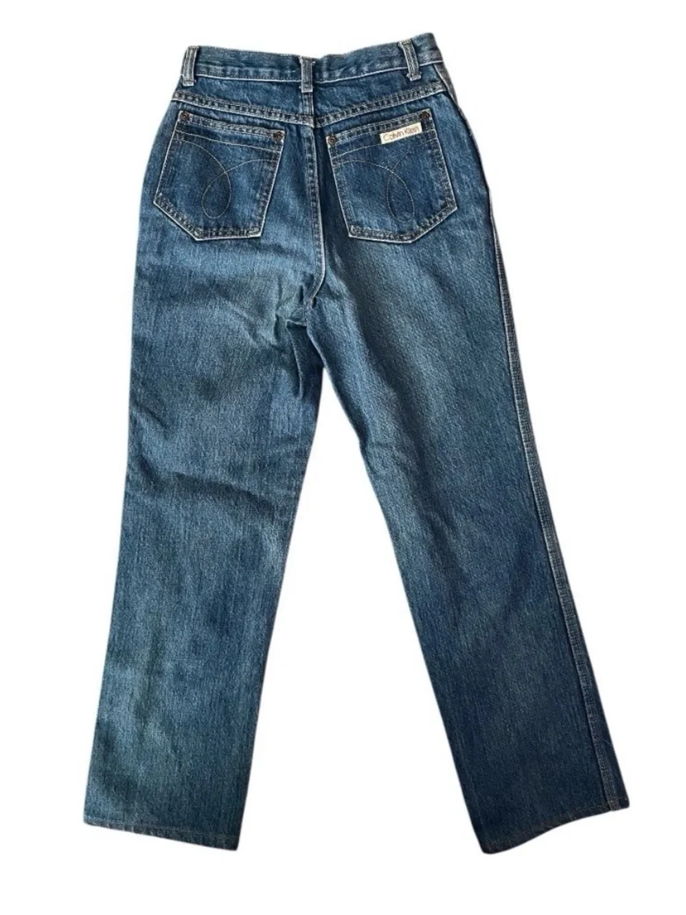 Vintage 90’s Calvin Klein High Rise Straight Leg Denim Jeans Made in USA